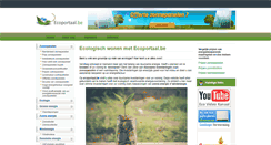 Desktop Screenshot of ecoportaal.be